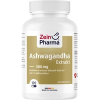 ZeinPharma Ashwagandha Extrakt 500 mg Kapseln 120 St.