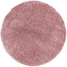 Ayyildiz Teppiche Fluffy 3500 Hochflorteppich Ø 200 cm rosa