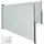 Tectake Seitenmarkise 160 x 600 cm grau Aluminium