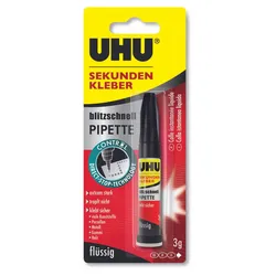 UHU blitzschnell PIPETTE Sekundenkleber 3,0 g