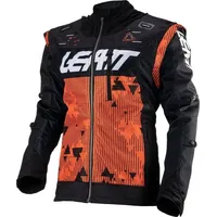 Leatt 4.5 X-Flow Motocross Jacke, orange/schwarz, S