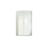 Sconto Eckschrank Clack ¦ weiß ¦ Maße (cm): B: 95 H: 198 T: 95