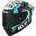 KYT TT-Revo Masia Replica Winter Test Matt Schwarz/Hellblau/Weiß M