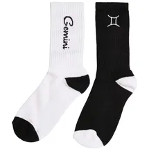 Mister Tee Zodiac Socken 2-Paar Schwarz 47-50