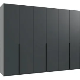 WIMEX Kleiderschrank »Mugano,in 8 Breiten,3 Höhen,2 Tiefen, viele Farben, Made in Germany« in Basic oder Premium Ausstattung, mit langen oder kurzen Griffen aus Metall, mit oder ohne Spiegel, schwarz