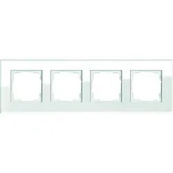 Rahmen 4f ws Esprit Glas geeignet für Unterputz-Installation