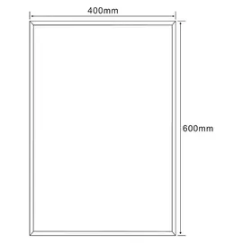 a&n&a aQualine Aqualine Spiegel mit Facette 40x60cm, CU free