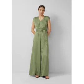s.Oliver Satin-Jumpsuit mit Extra Wide Leg - olive - 38