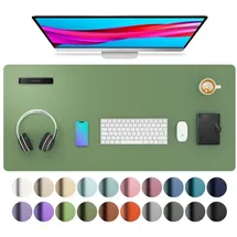 luxuskollektion Schreibtischunterlage rutschfest wasserdicht 91cmx43cm Olivgrün