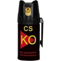 BALLISTOL 24220 KO-CS Spray 40ml Spray FOG – Verteidigungsspray gegen Mensch und Tier – Abwehrspray - Panikverschluss