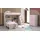 JV Möbel Modern Kinderzimmer Set Kinderbett, Nachttisch, Kleiderschrank, Rosa