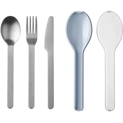 MEPAL Besteckset ELLIPSE 3 teilig in Transporthülle nordic blue