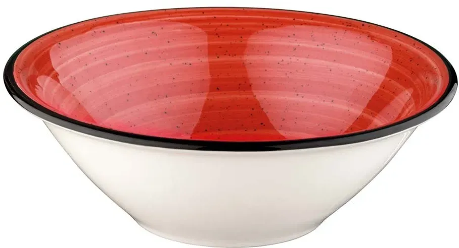 Bol ovale Bonna Premium Porcelain Aura Passion Gourmet, 20 cm, rouge - (6 pièces) | Mindestbestellmenge 6 Stück