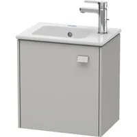 Duravit Brioso Waschtischunterbau BR4000L0707 420x442x289mm, Betongrau Matt, Tür links