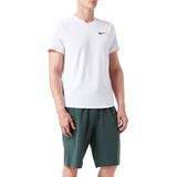 Nike Herren Ct Dry T-Shirt White/White/Black, M