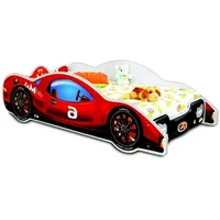 Xlmoebel Autobett Hochwertiges rotes Autobett für Kinder mit modernem Design (Mini Max Rot Kinderbett), Hergestellt in Europa rot