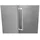 Exquisit KS350-V-H-040D Kühlschrank (331 l, 1715 mm hoch, Inoxlook)
