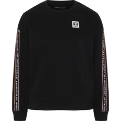 Sweatshirt mit Label-Akzenten M