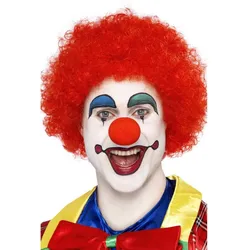 Authentische Clownsperücke Rot - OS
