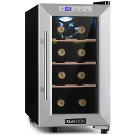 Klarstein Reserva 8 Uno Weinkühlschrank 23 Liter Edelstahl