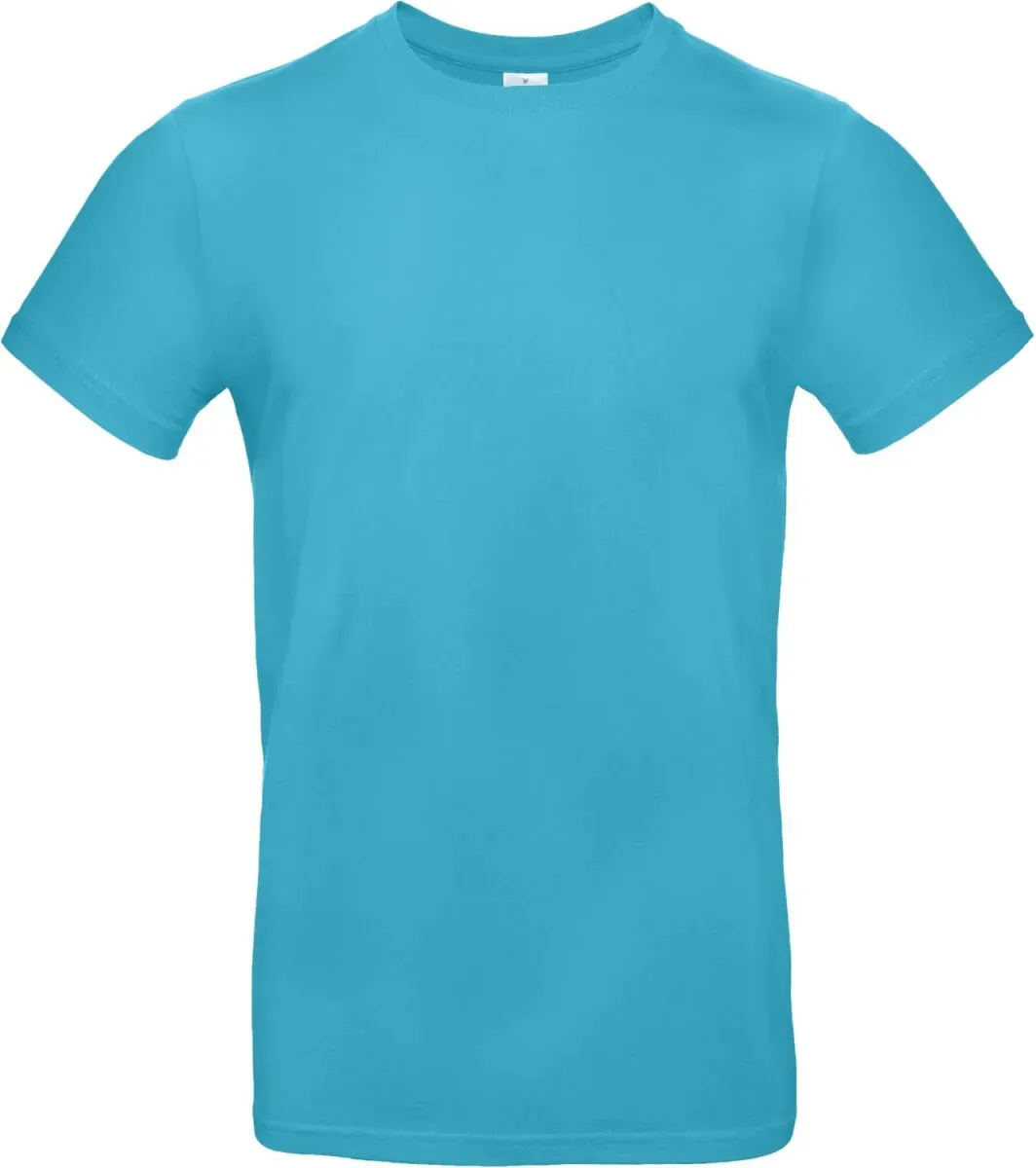 B&C Herren Schweres T-Shirt #E190 TU03T swimming pool M