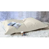 Kinzler Sitzsack KINZLER "Sylt", beige (natur), B:130cm H:15cm, Baumwolle, Sitzsäcke, Sitzsack, Uni Farben, Bezug aus Baumwolle, ideal im Wohnzimmer & Kinderzimmer