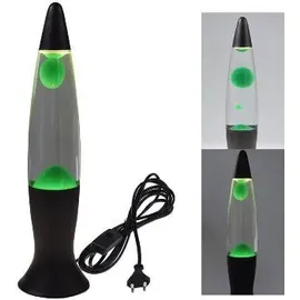 ChiliTec Lavalampe Grün Schwarz 40 cm