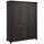 Home Affaire Kleiderschrank »Rauna, mit Lamellen und Kassetten, klassischer Landhausstil, rustikal«, (2 Breiten: 113/159 cm H/T ca. 195/60 cm), massive Kiefer, Metallgriffe, mehrere Varianten, zeitloses Design