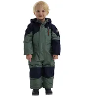 KILLTEC Kesley Mini Skioverall/Schneeanzug mit Kapuze und Schneefang, waldgrün,