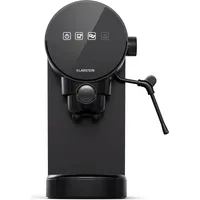 Klarstein Retro Mini-Espressomaschine 0,9L schwarz mit Milchaufschäumer
