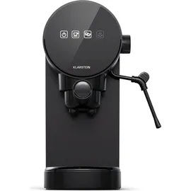Klarstein Retro Mini-Espressomaschine 0,9L schwarz mit Milchaufschäumer