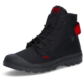 Palladium Pampa Hi Dare II Herren Schwarz/Rot 39