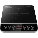 STEINBORG Einzel-Induktionskochplatte SB-2190, Kochplatten,Digitalanzeige,Touch-Bedienfeld,Überhitzungsschutz schwarz