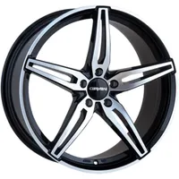 CARMANI 15 Oskar black polish 7.5x18 ET41 5x115 70,3,