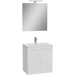 VitrA Mia Badezimmer-Set mit Waschbecken 59x61x39,5 cm glanz MIASETFP60B