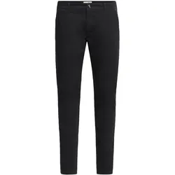 Chinohose SOLID "Chinohose SDRaul", Herren, Gr. 32, Länge 30, schwarz, Obermaterial: 98% Baumwolle CO. 2% Elasthan EL., Hosen Chinohose