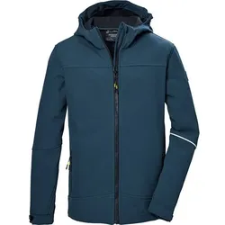 KILLTEC Kinder Funktionsjacke KOS 143 BYS SFTSHLL, dunkel ozean, 128