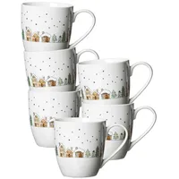 Ritzenhoff & Breker Jumbobecher Kaffeetasse 0,5 l Weiß 6 St.