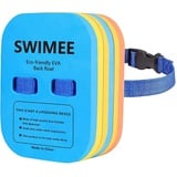 KKPLZZ Back Float Safety Schwimmbrett, Eva Floating Plate Back Belt mit einstellbaren Split-Layern Schwimmgurte Sichere Clip-Schnalle Progressive Swim Floaties Kinder