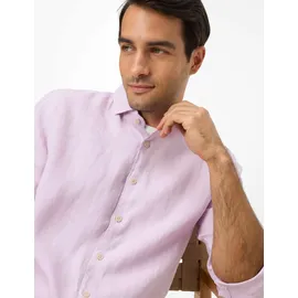 Brax Leinenhemd Style HAROLD Lila / Rosa M
