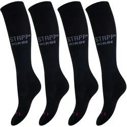 Reitsocken 4er-Pack Deocell Schwarz 35/38