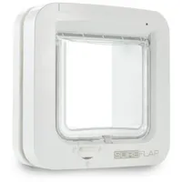 Sureflap Mikrochip Cat door Haustierklappe weiß