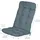 Beautissu Hochlehner Auflage 120 x 50 x 8 cm Taubenblau 8 St.