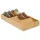 Relaxdays Gewürzregal 2 x 20 x 38 cm Natur