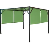 MCW Ersatzbezug für Dach Pergola Pavillon Beja 3x4m ~ grün