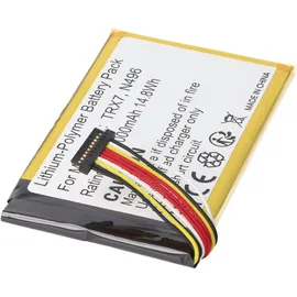 AccuCell AKKU 3.7V 3.800mAh 14.06Wh Li-Polymer N496 für GPS Magellan TRX7, 93 x 58,6 x 4,9mm
