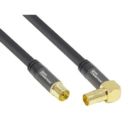 Good Connections Antennenkabel SmartFLEX 5m IEC St. abgew. zu Koax  Bu. schwarz