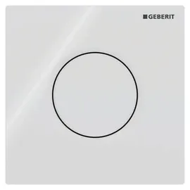 Geberit Urinalsteuerung Typ 01 pneumatisch, Round, weiß-alpin