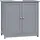 Woltu Unterschrank, Waschtischunterschrank, Waschbeckenunterschrank mit 2 Türen, Waschtisch waschbecken 60x60x30cm, Grau