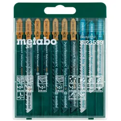 Metabo Stichsägeblattsortiment - SP für Holz+Metall+Kunststoffe - 10 teiliges Set - 623599000